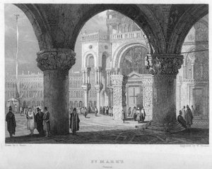 St Marks, Venedig, 1800-talet.