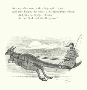 Ankan och kängurun (gravyr)