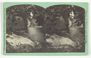 Forest Falls från ovan, Ithaca Gorge, sent 1800-tal. av William Frear