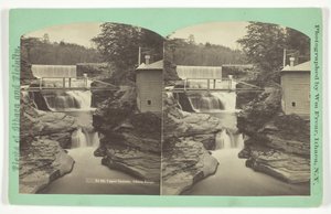 Övre kaskad. Ithaca Gorge, sent 1800-tal. av William Frear