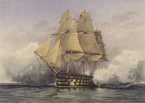 Segern (färg litho) av William Frederick Mitchell