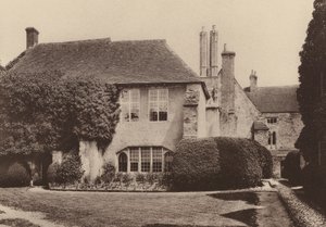 Vid Amberley Castle, West Sussex (svartvitt foto) av William Galsworthy Davie