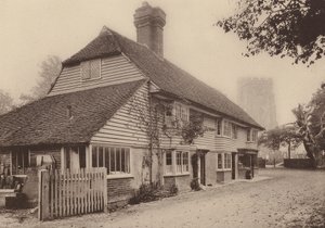 Vid Hawkhurst, Kent (svartvitt foto) av William Galsworthy Davie