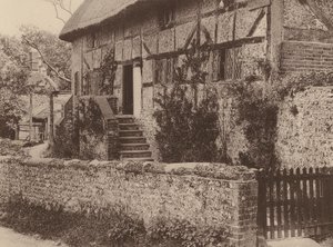 Vid Houghton, West Sussex (svartvitt foto) av William Galsworthy Davie