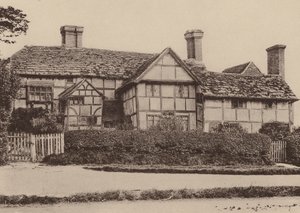 Vid North Chapel, North Street, Horsham, Sussex (svartvitt foto) av William Galsworthy Davie