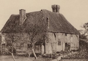 Vid Smallbridge, Horsmonden, Kent (svartvitt foto) av William Galsworthy Davie