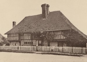Bell Farm House, Harrietsham, Kent (svartvitt foto) av William Galsworthy Davie