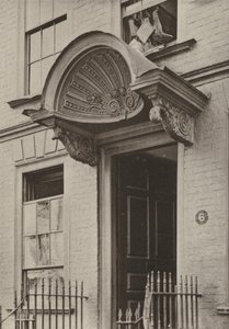 Dörröppning, Bristol (svart/vitt foto) av William Galsworthy Davie
