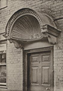 Doorway, Ledbury, Herefordshire (s/v foto) av William Galsworthy Davie