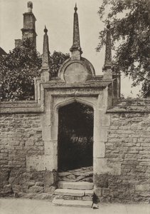 Doorway, Paynis Almshouses, Oundle (s/v foto)