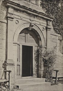 Doorway, Sackville College, East Grinstead (s/v foto) av William Galsworthy Davie
