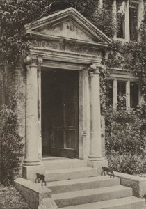 Doorway, The Deanery, Battle, Sussex (s/v foto) av William Galsworthy Davie
