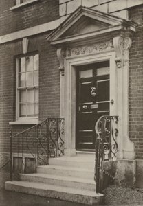 Doorway, Wimborne, Dorset (s/v foto) av William Galsworthy Davie