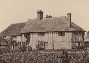 Great Daux Farm, Billingshurst, West Sussex (svartvitt foto) av William Galsworthy Davie