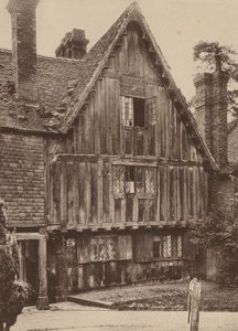 På kyrkogården, Penshurst, Kent (svartvitt foto) av William Galsworthy Davie