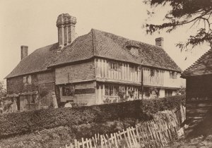 Smugley Farm, Goudhurst, Kent (svartvitt foto) av William Galsworthy Davie