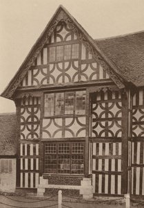 "The Middle House", Mayfield, Sussex, daterad 1575 (svartvitt foto) av William Galsworthy Davie