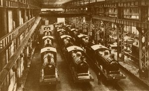 Lokomotiv redo för leverans utomlands, c1930. av William George Armstrong