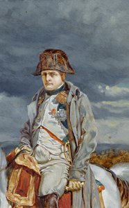 Napoleon 1814 (efter Meissonier) (olja på kartong)
