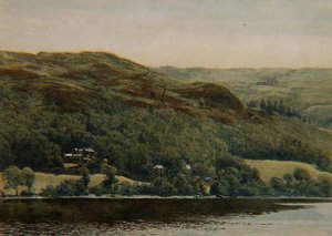 View of Brantwood, s.1881 (akvarell, penna och bläck)