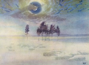 October Mist (färg litho)