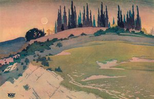The Passing of the Crescent, Umbrien, c1913, 1928