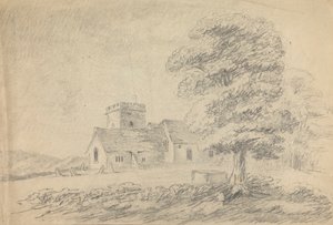 Utsikt över Boldre kyrka av William Gilpin