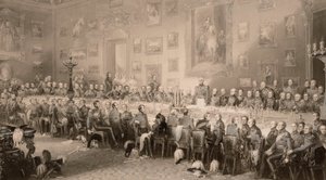Waterloo-banketten i Aspley House 18 juni 1836.