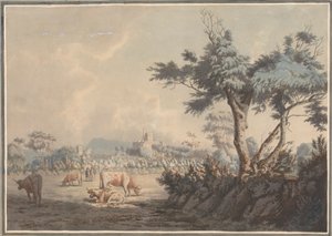 Landskap, slott och boskap