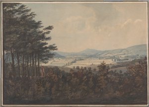Landskap med Vale och berg