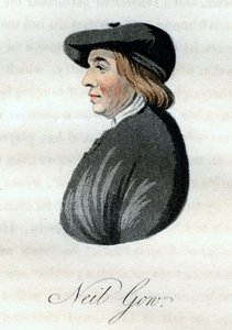 Neil Gow, skotsk fiolspelare, 1800.