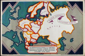 Nord-, Central- och Östeuropa, från serien "Where Our Exports Go" av William Grimmond