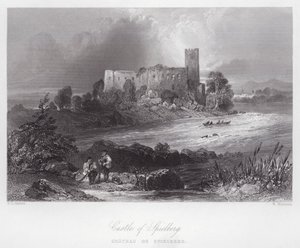 Slottet Spielberg (gravyr) av William H. Bartlett