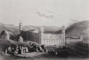 Hebron, Haram (gravyr) av William H. Bartlett