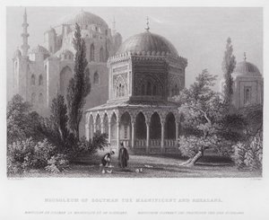 Mausoleum av Solyman den magnifika och Roxalana (gravyr)