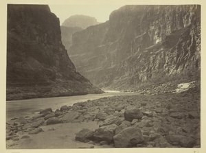 Coloradofloden, mynningen av Kanab Wash, mot väster av William H. Bell
