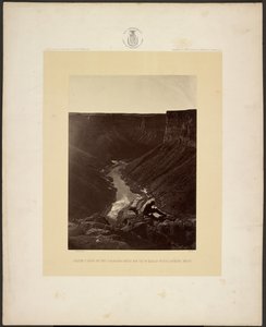 Grand Cañon i Coloradofloden, mynningen av Kanab Wash, mot väster av William H. Bell