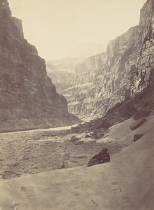 Grand Cañon of the Colorado River, Mouth of Kanab Wash, blickande västerut, 1872. av William H. Bell