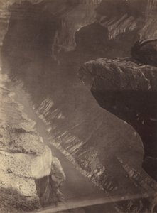 Tittar söderut in i Grand Cañon, Coloradofloden, Sheavwitz Crossing