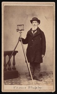 Porträtt av Thomas Whelpley 1797-1881, cirka 1860-talet. av William H Bowlsby
