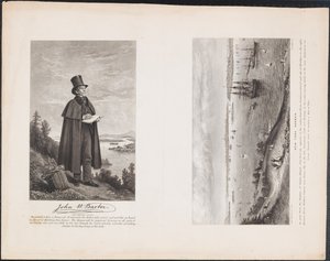 A. John W. Barber; B. New York Harbor, ca 1849 (gravyr) av William H. Dougal