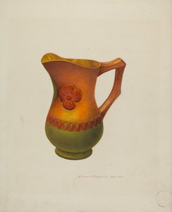 snidad träkanna, ca. 1940.