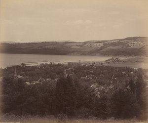 Seneca Lake och Watkins av William H. Rau