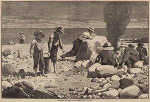 Sea-Side Sketches - A Clam-Bake av William H. Redding after Winslow Homer