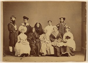 Maskeradbild 18 februari 1868 - Friendship Hall Phila. av William H. Rhoades