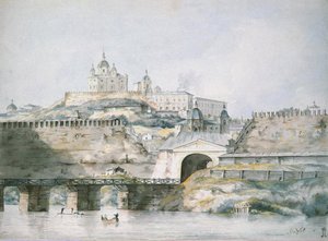Utsikt över staden Smolensk, 1787 av William Hadfield