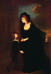 Mrs. Siddons och hennes son i Isabellas tragedi, 1784