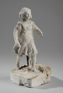 Maquette for Figure of a Girl Running (gips) (se även 440337) av William Hamo Thornycroft