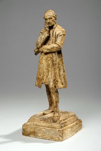 Maquette för William Conyngham, 4:e baron Plunket, ärkebiskop av Dublin, ca 1905 (gips) av William Hamo Thornycroft