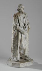 Maquette för statyn av William Ewart Gladstone på The Strand, London, ca 1905 (gips) (se även 876153) av William Hamo Thornycroft